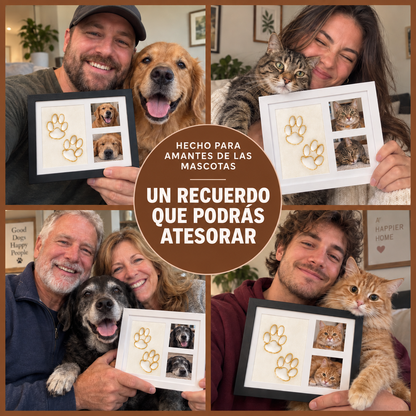 TinyHeld™-Marco de Recuerdo con Huella de tu Mascota